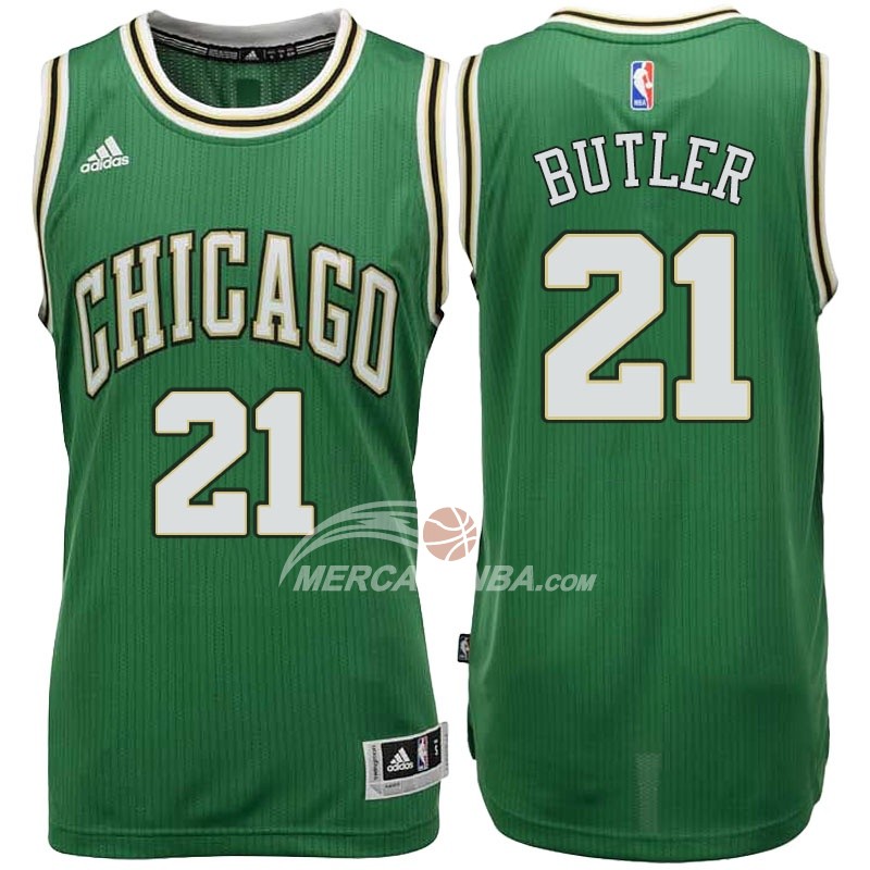 Maglia NBA Butler Chicago Bulls Verde